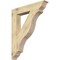 Ekena Millwork Funston Traditional Rough Sawn Bracket, Douglas Fir, 6"W x 38"D x 46"H BKT06X38X46FST01RDF - alternate 1